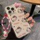 thumbnail image 3 of Sanrio-funda de teléfono con lazo para iPhone, carcasa creativa con cabeza de Hello Kitty KT para iPhone 16, 15, 14, 13 Pro Max, 11, 12, 13 Pro, X, XR, 7, 8 Plus, Y2K, 3 of 5