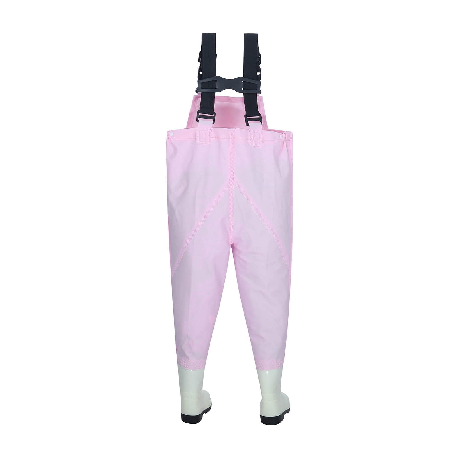 Ulitacool Boys Onesie Long Sleeve Kids Rain Bib Pants Waterproof Rain Wear Youth Fishing Waders Water Proof Camo Fishing Waders With Boots Bodysuit Lovely One-Piece Clothing 7-8 Years Pink