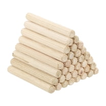 3/16" x 2" Wood Dowel Pins Fluted Wooden Dowels for Furniture Projects, 90 Pack