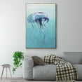 thumbnail image 2 of Jelly Fish Framed Premium Gallery Wrapped Canvas - Ready to Hang, 2 of 9