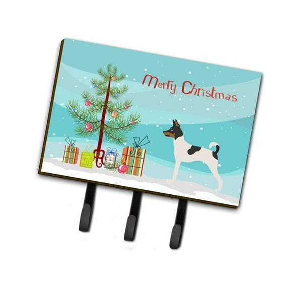 American Toy Fox Terrier Christmas Leash Or Key Holder
