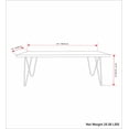 thumbnail image 3 of Simpli Home Colton SOLID MANGO WOOD 42 inch Wide Industrial Contemporary Bench in Natural, 3 of 8