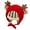 Red, variant on Baby Trapper Hat Earflap with Chin Strap Cartoon Deer Antlers Animal Knit Cap