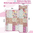 thumbnail image 5 of Pioneer Flower Floral Print Pattern Toddler Nap Mats for Kids Preschool,Sleeping Mat Bag or Kids,Toddler Sleeping Bag,Toddler Nap Mat or Daycare, 5 of 6