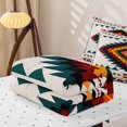 thumbnail image 5 of jejeloiu Bold Tribal Zipper Full Size Comforter Sets with Fitted Sheet and 2 Pillowcases,Geometric Print Zipper Bedding Set For Boys,Multi White,Reversible,4 Pieces, 5 of 7