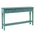 thumbnail image 3 of Sadie Table Console Longue de Style Ferme à 4 Tiroirs avec S, 3 of 5