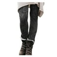 thumbnail image 1 of Gibobby Pantalones térmicos para mujer Pantalones deportivos de talla alta para mujer Pantalones de yoga con cintura estampada informal a la(Negro,M), 1 of 4