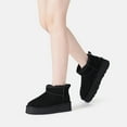 thumbnail image 2 of EVER AU Women Heron Ultra Mini Platform Boots - Black, 2 of 11
