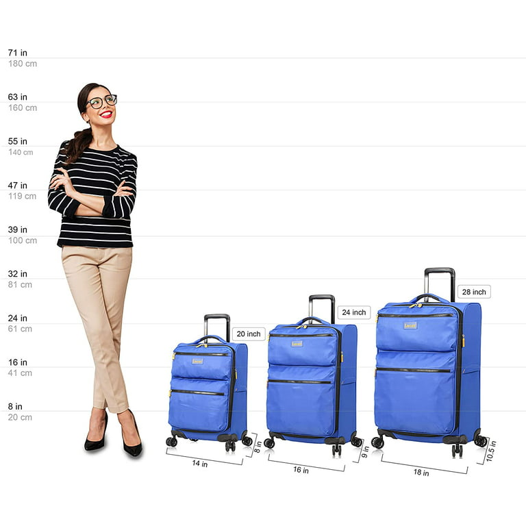 Lucas Ultra Lightweight CarryOn Expandable Luggage