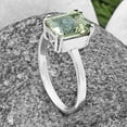 thumbnail image 4 of Prasiolite (Green Amethyst) 925 Sterling Silver Ring s.7.5 Jewelry DGR1110_B_7.5 R-1020, 4 of 7