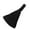 Black, variant on Women Color Headband Elastic Wrap Hair Bandana