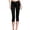 Black, variant on JJHGVB Capri Jeans pedal pushers for women Lounge Trousers Knee Length Jean Cropped Stretchy Denim Lightweight Breathable Capris Denim Pants High Waisted Capri Jeans Cropped Pant Black L
