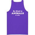 thumbnail image 1 of Be Kind To Animals Or Else Neon Tank Top, 1 of 1