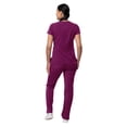 thumbnail image 2 of Adar Pro Everyday Expert Scrub Set For Women - Curved V-Neck Scrub Top & Tapered Drawstring Scrub Pants, 2 of 7