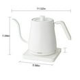 thumbnail image 3 of Kettle Gooseneck Kettle, 800ML Water Kettle, Tea Pot Stainless Steel For Coffee & Tea With Fast Heating, Auto-Shut Off And Boil-Dry Protection Tech, Xinsrenus Under $5! Kettle Gooseneck, 3 of 7
