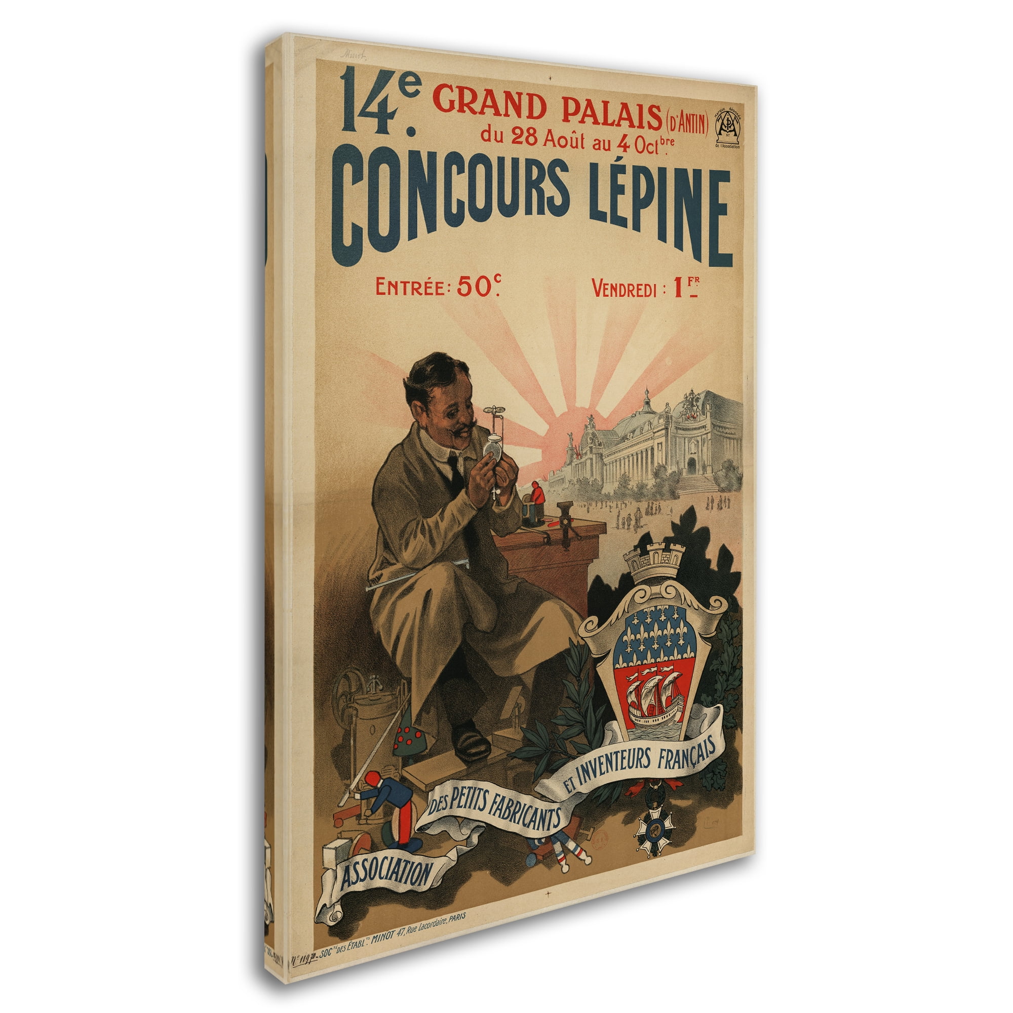 Trademark Fine Art 'Concours Lepine 1910' Canvas Art by Vintage Apple Collection