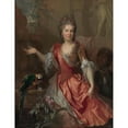 thumbnail image 2 of Nicolas de Largillière 19x24 Gold Ornate Framed and Double Matted Museum Art Print Titled - Portrait of a Woman (1696), 2 of 4