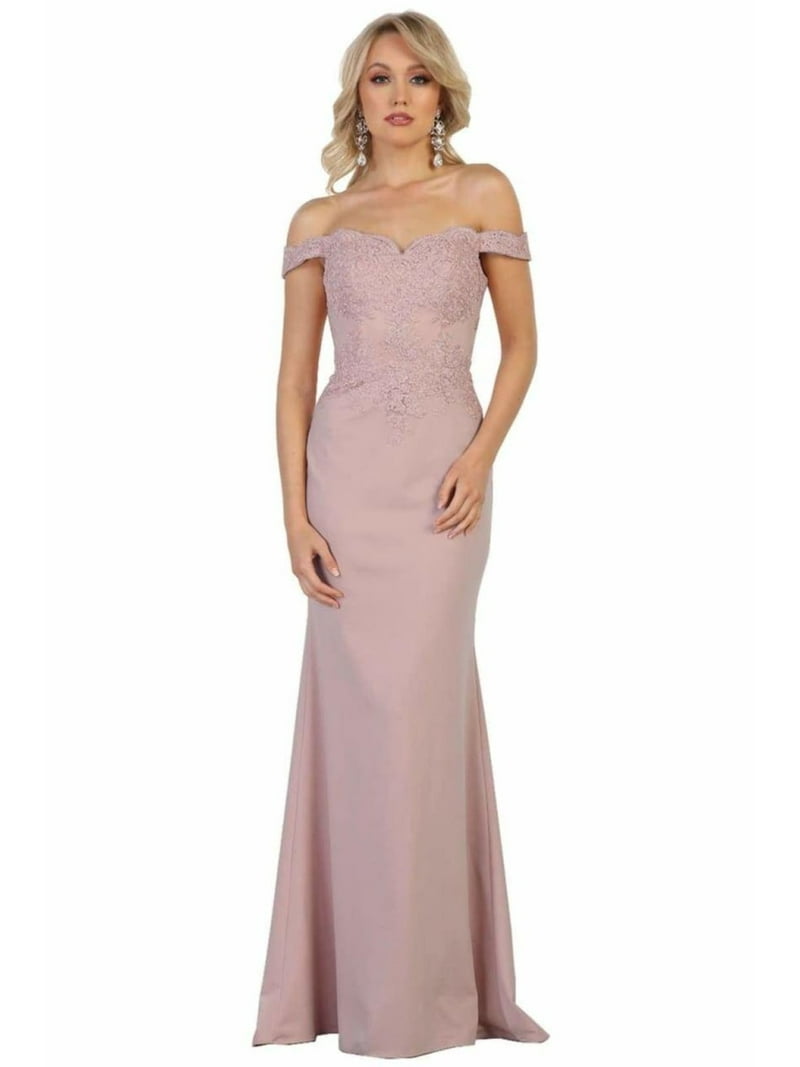 semi formal dresses for wedding guest plus size Blush Pink Ball Gown with Sleeves Pink Formal Dress Long main image 0