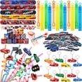 thumbnail image 1 of Set de regalos de fiesta KELENO, 98 unidades, suministros de cumpleaños para coches de carreras, 1 of 7