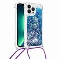 thumbnail image 1 of Funda FOXDOCK para iPhone 15 Pro Max con Cuerda Ajustable, Brillo Líquido, Protección Antigolpes y Lente – Ideal para Regalo, 1 of 6