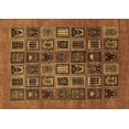 thumbnail image 1 of Ahgly Company Indoor Rectangle Abstract Brown Modern Area Rugs, 7' x 10', 1 of 4