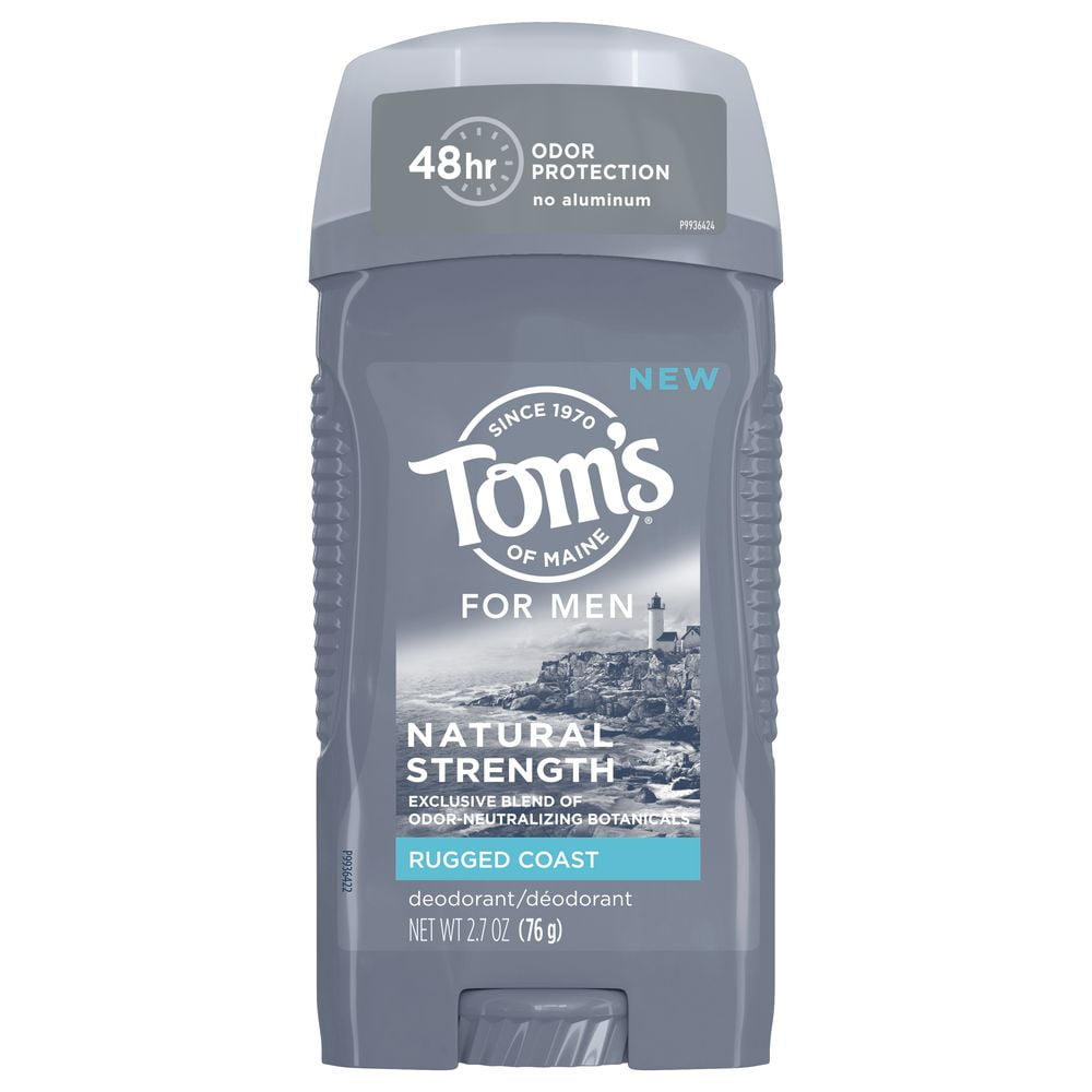 Tom's of Maine Natural Strength Deodorant, Deodorant for Men, Natural