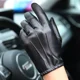 thumbnail image 2 of Guantes De Pantalla Táctil De Cuero Para Hombres Conducir, 2 of 7