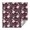 Pioneer Flower Floral-3, variant on Pioneer Flower Floral Print Pattern Square Tablecloth,Waterproof Square Table Cover,Wipeable Spillproof Washable Table Cover for Home Kitchen Party Decor 42"X42"(107x107cm)