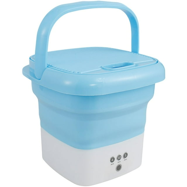 Mini Portable Washing Machine Foldable Lightweight Washing Machine Touch Screen and Timer Reusable Baby Clothes Underwear