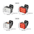 thumbnail image 4 of MORESEC under $5 2Pcs Bicycle Light Set,USB Rechargeable Bicycle Light Set, Front Headlight and Rear Taillight for Night Riding Safety, Waterproof LED Bike Lights with Multiple Modes, Easy Mount, 4 of 9