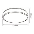 thumbnail image 5 of Lampara Plafon Led 16w Sobreponer En Techo Fc-ledrl/004/30/b Tecnolite, 5 of 5