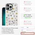 thumbnail image 2 of Funda de teléfono MOSNOVO compatible con iPhone 13 Pro Happy Daisy, 2 of 7