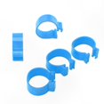 thumbnail image 4 of 100 Pcs Adjustable Leg Bands for Chicken Duck Bird Identification Blue 20mm Open Buckle Ankle Rings for Poultry Management, 4 of 5
