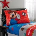 thumbnail image 2 of Super Mario Kids Full Bed in a Bag, Gaming Bedding, Comforter and Sheets, 2 of 9