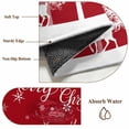 thumbnail image 2 of Christmas Tree Area Rug 3x5 Washable Rug Non Slip Snowflakes Xmas Winter Deer Retro Red Large Area Rug Indoor Floor Carpet for Entryway Bedroom Kitchen Living Room Home Office Dining Room Nursery, 2 of 8
