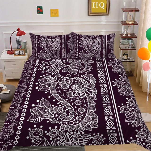 Home Textiles Beautiful Bedspreads Ethnic Patterned Duvet Cover Set
