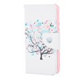 thumbnail image 4 of Funda tipo billetera para iPhone 12 Pro Funda con tapa de cuero PU para teléfono móvil con ranura para tarjeta KickstandSmall Tree, 4 of 5