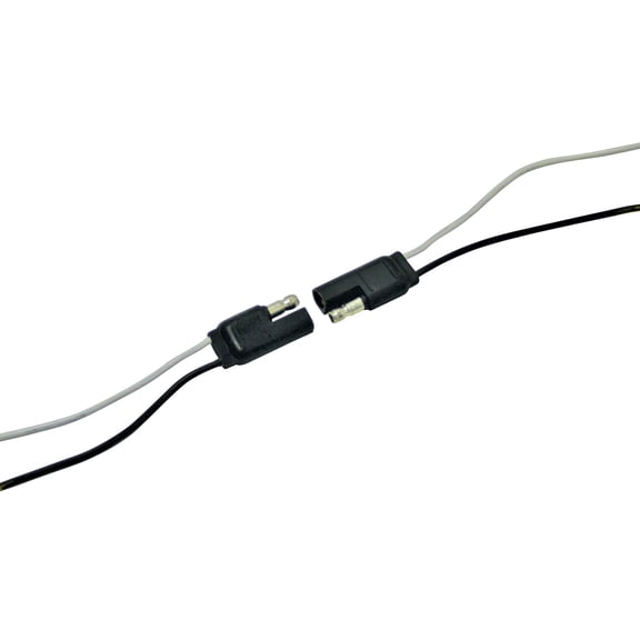 Reese Towpower Wiring Connector, 2-Way Extension, 12 in. Length Wire