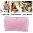 thumbnail image 2 of Unique Bargains Floral Makeup Bag Zipper Flower Cosmetic Pouch Pink, 2 of 7