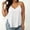 *White, variant on ClodeEU Women's V Neck Flowy Cami Top, Loose Fit Spaghetti Strap Tank Army Green,Women's Plus L