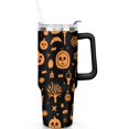 thumbnail image 2 of Halloween Ghost Insulated Tumblers Happy Halloween Pumpkin Insulated Coffee Mug with Straw,Thermal with Lids for Hot and Cold Drinks for Work Travel 40 oz Boo Tumbler, 2 of 7