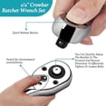 thumbnail image 5 of 4Pcs Wrench Adaptor, 2Pcs Crowbar Adapter 1/2 Inch & Ratchet Wrench 1/2 Inch,Car Repairing Tools with Extension Bar, 5 of 5