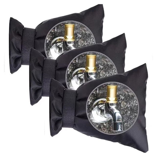 Paquete de 3 cubiertas aislantes para grifo de invierno, cubierta larga para grifo de agua con aislamiento anticongelante para exteriores, protección anticongelante para invierno