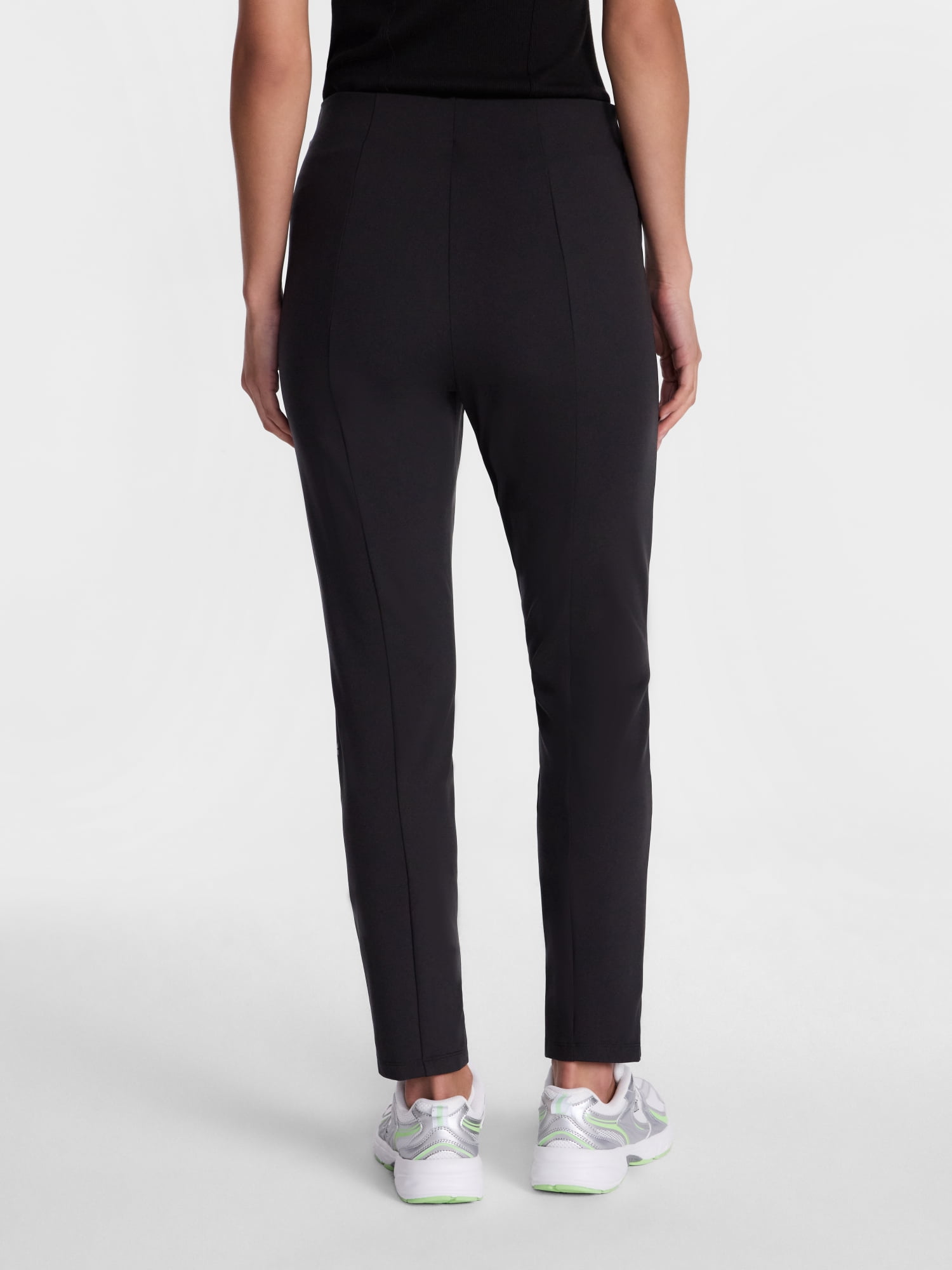 Avia Women's Interlock Leggings with Split Hem, 28" Inseam, Sizes XS-XXXL