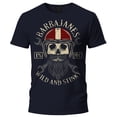 thumbnail image 1 of Playera Negra Manga Corta Grande Barbajanes LMDD, 1 of 1