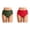 Red, variant on High Waisted Bikini Bottoms for Women 2 Packs Tummy Control Ruched Swim Bottoms Full Coverage Swimsuit Bottoms Bathing Suits Red Army Green XXL