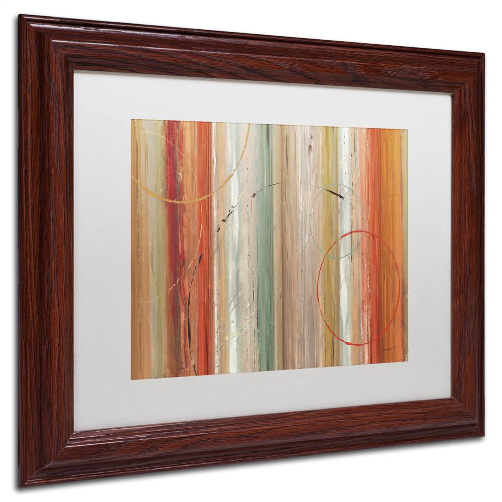 Trademark Fine Art "Spiced II" Canvas Art by Lisa Audit, White Matte, Wood Frame