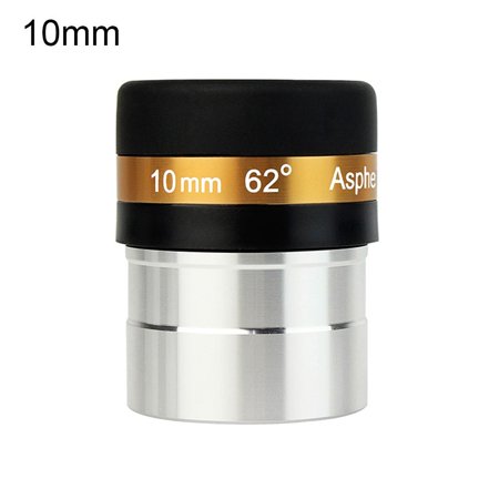 Universal 4/10/23mm Aspheric HD Fully Coated for 1.25'' Astronomic Telescope WA 62° Wide-angle eyepiece Telescope Eyepiece Telescope Accessory 10MM