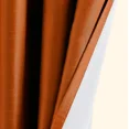 thumbnail image 4 of Gorgeous Home Linen 100% Blackout Window Curtain Drapes For Bedroom Living Room Burn Rust Noa Set of 2 panels 35" wide X 84" long, 4 of 5