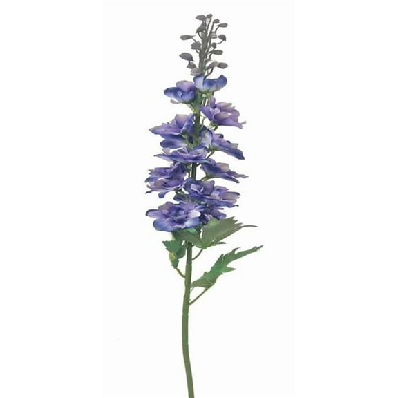 AI-FL3989BLU-Q02 Blue Garden Stem Delphinium Artificial Flower - Set of 2